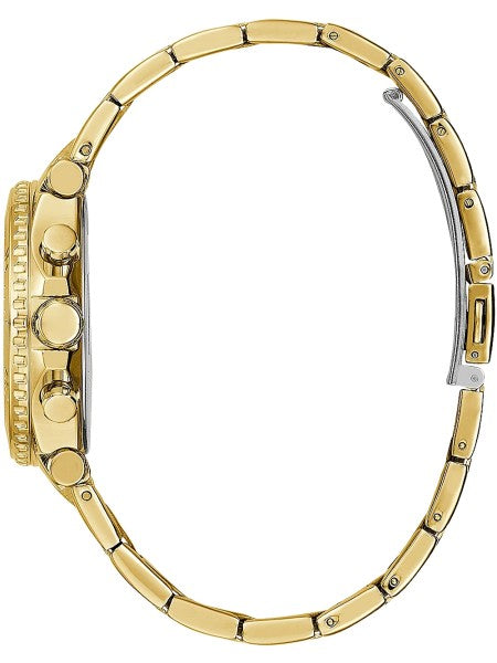  Shop Authentic Guess Cosmic Chronograph Gold Dial Gold Steel Strap Watch for Women - GW0465L1 - Luxxuri