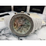  Shop Authentic Emporio Armani Ceramica Chronograph White Dial White Ceramic Strap Watch For Women - AR1456 - Luxxuri