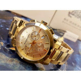  Shop Authentic Burberry The City Gold Dial Gold Steel Strap Watch for Women - BU9753 - Luxxuri