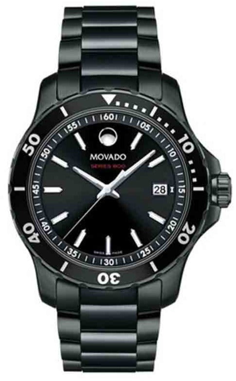  Shop Authentic Movado Series 800 Black Dial Black Steel Strap Watch For Men - 2600143 - Luxxuri