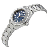  Shop Authentic Tag Heuer Aquaracer Blue Dial Silver Steel Strap Watch for Women - WBD1412.BA0741 - Luxxuri
