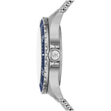  Shop Authentic Michael Kors Everest Quartz Blue Dial Silver Mesh Bracelet Watch For Men - MK9082 - Luxxuri
