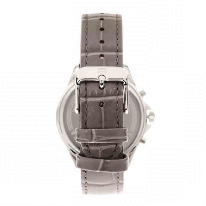  Shop Authentic Tommy Hilfiger Ari Diamonds White Dial Grey Leather Strap Watch for Women - 1781980 - Luxxuri