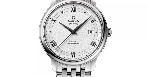  Shop Authentic Omega De Ville Prestige Co Axial Automatic White Dial Silver Steel Strap Watch for Men - 424.10.40.20.02.005 - Luxxuri