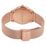  Shop Authentic Calvin Klein Minimal Black Dial Rose Gold Mesh Bracelet Watch for Men - K3M22621 - Luxxuri