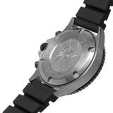  Shop Authentic Emporio Armani Diver Chronograph Black Dial Black Silicon Strap Watch For Men - AR11515 - Luxxuri