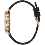  Shop Authentic Guess Solstice Diamonds Black Mother of Pearl Dial Black Rubber Strap Watch for Women - GW0113L2 - Luxxuri