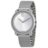 Shop Authentic Movado Bold Silver Dial Silver Mesh Bracelet Watch For Women - 3600241 - Luxxuri