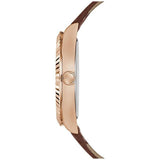  Shop Authentic Guess Connoisseur Blue Dial Brown Leather Strap Watch For Men - GW0353G2 - Luxxuri