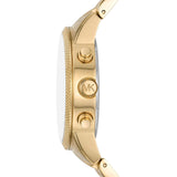  Shop Authentic Michael Kors Hutton Chronograph Gold Dial Gold Steel Strap Watch For Men - MK8953 - Luxxuri