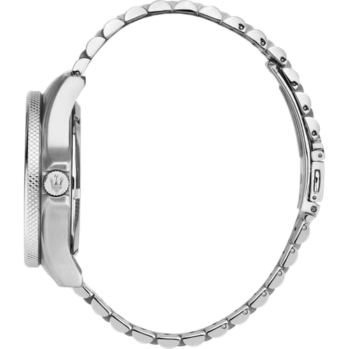  Shop Authentic Maserati SFIDA Automatic Skeleton Blue Dial Silver Steel Strap Watch For Men - R882314001 - Luxxuri