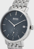  Shop Authentic Hugo Boss Corporal Blue Dial Silver Steel Strap Watch for Men - 1513642 - Luxxuri