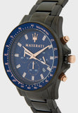  Shop Authentic Maserati SFIDA Chronograph Blue Dial Grey Steel Strap Watch For Men - R8873640001 - Luxxuri