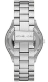  Shop Authentic Michael Kors Slim Runway Silver Dial Silver Steel Strap Watch For Women - MK4502 - Luxxuri