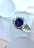 Shop Authentic Omega Constellation Manhattan Quartz Diamonds Blue Dial Silver Steel Strap Watch for Women - 131.10.25.60.53.001 - Luxxuri
