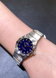  Shop Authentic Omega Constellation Manhattan Quartz Diamonds Blue Dial Silver Steel Strap Watch for Women - 131.10.25.60.53.001 - Luxxuri