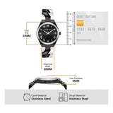  Shop Authentic Michael Kors Lennox Analogue Black Dial Two Tone Steel Strap Watch for Women - MK7502 - Luxxuri