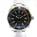  Shop Authentic Gucci Dive Quartz Black Dial Silver Steel Strap Watch For Men - YA136212 - Luxxuri
