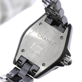  Shop Authentic Chanel J12 Diamonds Black Dial Black Steel Strap Watch for Women - J12 H2569 - Luxxuri