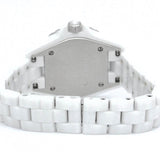  Shop Authentic Chanel J12 Quartz Diamonds White Dial White Steel Strap Watch for Women - J12 H3110 - Luxxuri