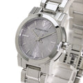  Shop Authentic Burberry The City Diamonds Silver Dial Silver Steel Strap Watch for Women - BU9229 - Luxxuri