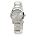  Shop Authentic Burberry The City Diamonds Silver Dial Silver Steel Strap Watch for Women - BU9229 - Luxxuri