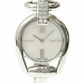  Shop Authentic Gucci Horsebit Collection Diamonds Mother of Pearl White Dial Silver Steel Strap Watch For Women - YA139504 - Luxxuri