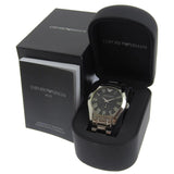  Shop Authentic Emporio Armani Valente Black Dial Silver Steel Strap Watch For Men - AR0680 - Luxxuri