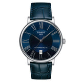  Shop Authentic Tissot Carson Premium Powermatic 80 Blue Dial Blue Leather Strap Watch For Men - T122.407.16.043.00 - Luxxuri