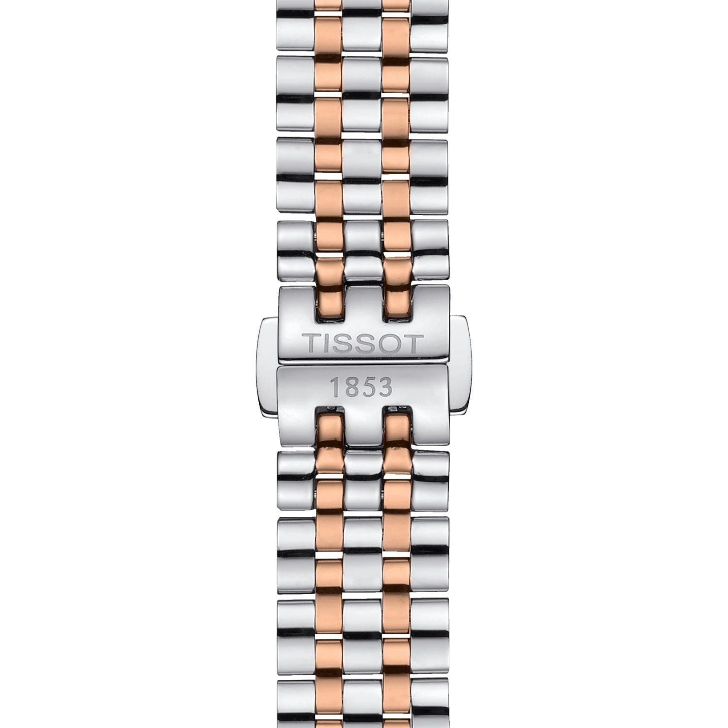 Tissot T Classic Carson Premium 30 White Dial Two Tone Steel Strap Watch for Women - T122.207.22.031.01