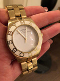  Shop Authentic Marc Jacobs Blade White Dial Gold Steel Strap Watch for Women - MBM3050 - Luxxuri