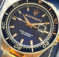  Shop Authentic Maserati SFIDA Quartz Blue Dial Stainless Steel 44mm Watch For Men - R8853140003 - Luxxuri