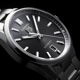  Shop Authentic Tag Heuer Carrera Date Black Dial Silver Steel Strap Watch for Men - WBN2110.BA0639 - Luxxuri