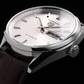  Shop Authentic Tag Heuer Carrera Day Date Silver Dial Brown Leather Strap Watch for Men - WBN2011.FC6484 - Luxxuri
