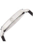  Shop Authentic Calvin Klein Even Silver Black Leather Strap Watch for Women - K7B231C6 - Luxxuri