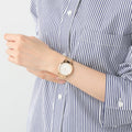  Shop Authentic Daniel Wellington Iconic Link White Dial Rose Gold Steel Strap Watch For Women - DW00100211 - Luxxuri