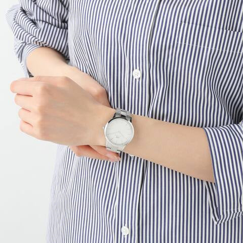  Shop Authentic Daniel Wellington Iconic Link White Dial Silver Steel Strap Watch for Women - DW00100203 - Luxxuri