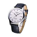  Shop Authentic Tissot T Classic Le Locle Automatic Silver Dial Black Leather Strap Watch For Men - T41.1.423.33 - Luxxuri