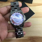  Shop Authentic Marc Jacobs Henry Skeleton Black Dial Black Steel Strap Watch for Women - MBM3254 - Luxxuri