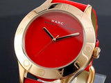  Shop Authentic Marc Jacobs Blade Red Dial Red Leather Strap Watch for Women - MBM1210 - Luxxuri
