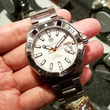  Shop Authentic Tag Heuer Aquaracer White Dial Watch for Men - WAY2013.BA0927 - Luxxuri