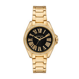  Shop Authentic Michael Kors Kacie Analogue Black Dial Gold Steel Strap Watch for Women - MK4852 - Luxxuri
