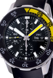  Shop Authentic IWC Aquatimer Automatic Chronograph Black Dial Black Rubber Strap Watch for Men - IW376709 - Luxxuri