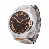  Shop Authentic Cartier Ballon Bleu de Cartier Brown Dial Two Tone Steel Strap Watch for Men - W6920032 - Luxxuri