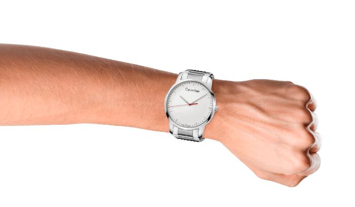  Shop Authentic Calvin Klein City Quartz White Dial Silver Steel Strap Watch for Men - K2G2G1Z6 - Luxxuri