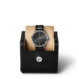  Shop Authentic IWC Portofino Automatic Black Dial Black Leather Strap Watch for Men - IW356502 - Luxxuri