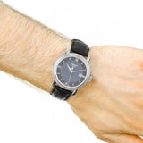  Shop Authentic Tissot T Classic Bridgeport Black Dial Black Leather Strap Watch For Women - T097.010.16.058.00 - Luxxuri