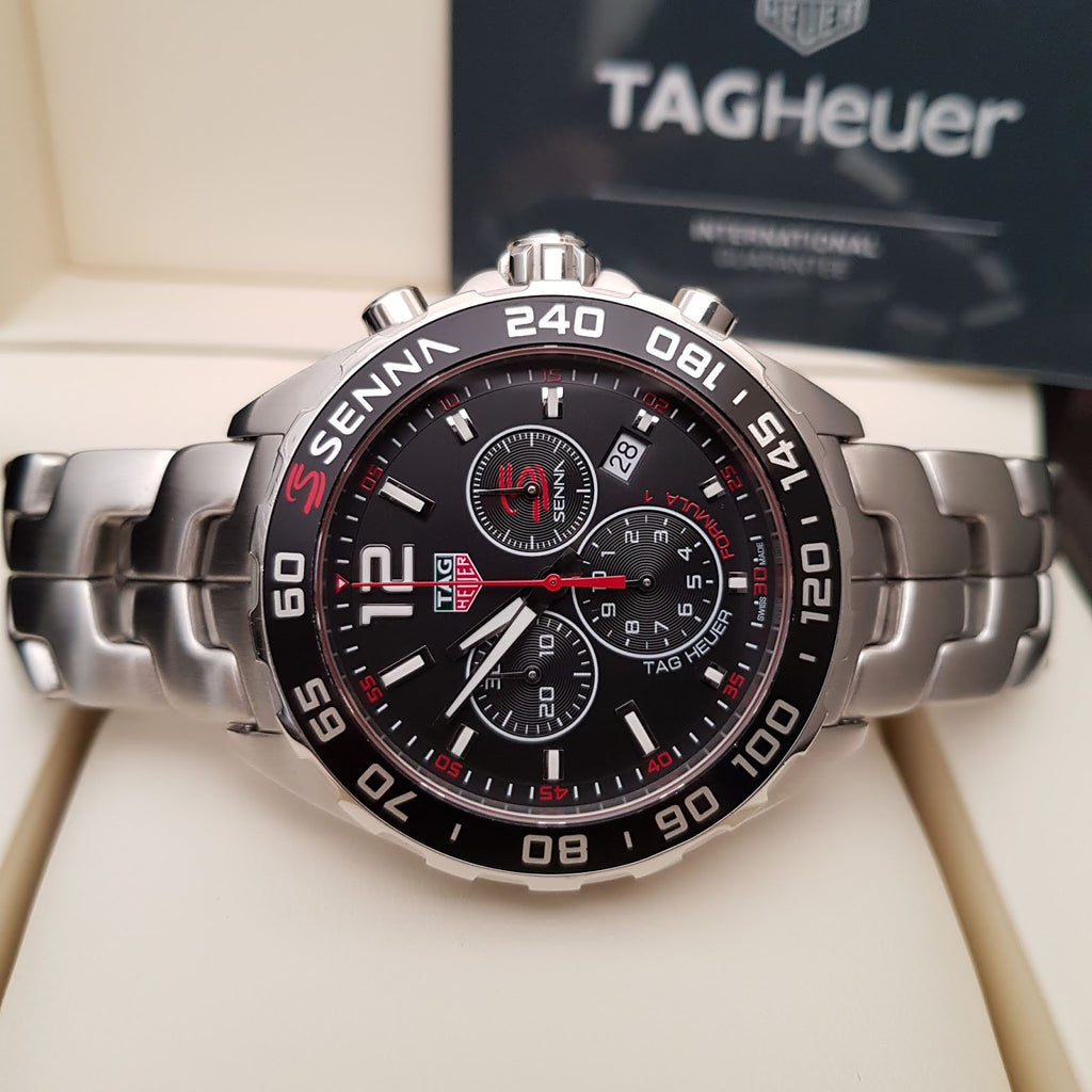  Shop Authentic Tag Heuer Senna Black Dial Watch for Men - CAZ1015.BA0883 - Luxxuri
