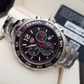  Shop Authentic Tag Heuer Senna Chronograph Special Edition Black Dial Silver Steel Strap Watch for Men - CAZ1015.BA0883 - Luxxuri