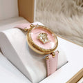  Shop Authentic Versace Palazzo Empire Pink Dial Pink Leather Strap Watch for Women - VCO030017 - Luxxuri
